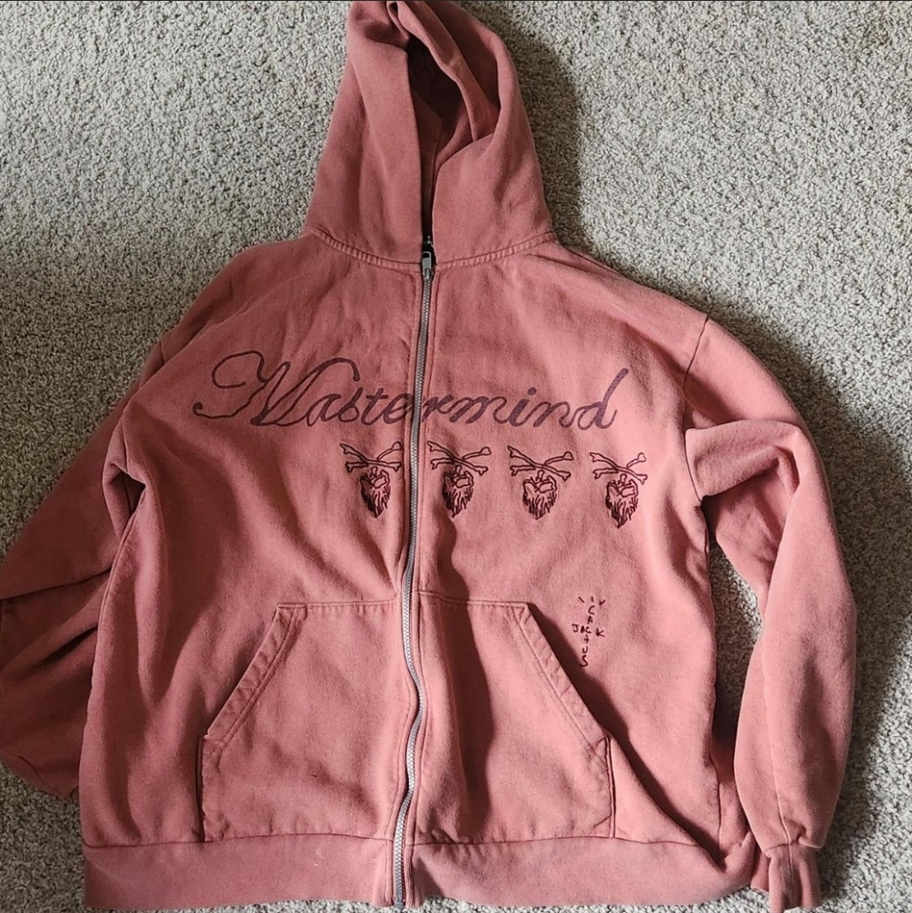 Cactus Jack x Mastermind XL zip up hoodie